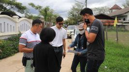 คณะกรรมการตรวจรับจ้างเหมาซ่อมแซมเสียงตามสายเทศบาลนครแม่สอด เข้าตรวจรับเสียงตามสายชุมชนอิสลาม ชุมชนร่วมแรง และชุมชนวัดหลวง