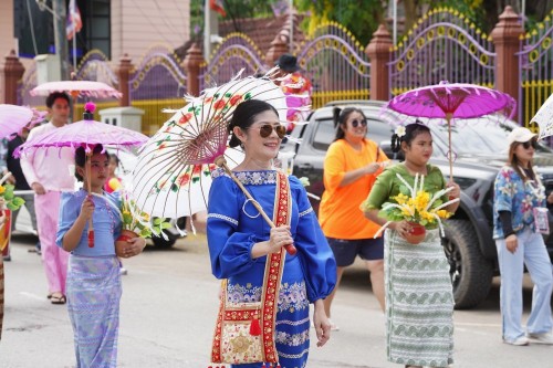 เทศบาลนครแม่สอดจัดงานประเพณีสงกรานต์ ประจำปี 2568