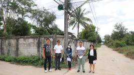 คณะกรรมการตรวจรับจ้างเหมาซ่อมแซมเสียงตามสายเทศบาลนครแม่สอด เข้าตรวจรับเสียงตามสายชุมชนอิสลาม ชุมชนร่วมแรง และชุมชนวัดหลวง