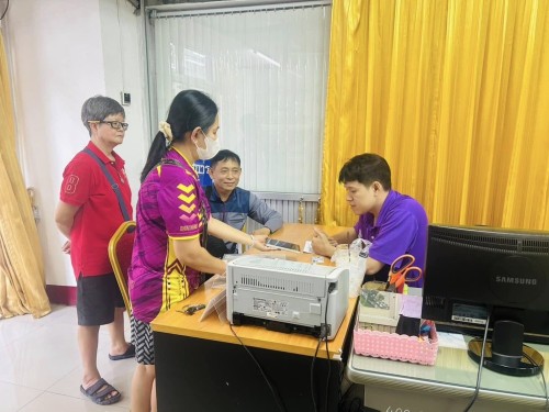 ฝ่ายส่งเสริมและสวัสดิการสังคม ดำเนินการขึ้นทะเบียนในเรื่องต่างๆ