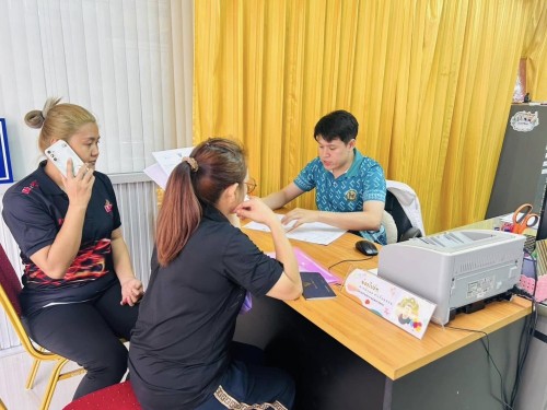 ฝ่ายส่งเสริมและสวัสดิการสังคม ดำเนินการขึ้นทะเบียนในเรื่องต่างๆ