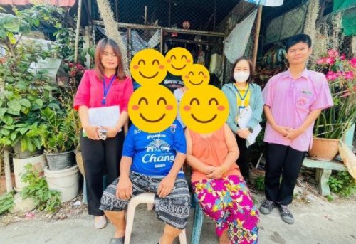 ลงพื้นที่ช่วยเหลือผู้ประสบปัญหาทางสังคมตามมติที่ประชุมคณะกรรมการสำรวจข้อมูลและประเมินความจำเป็นเร่งด่วนแก่ผู้ประสบปัญหาทางสังคมฯ