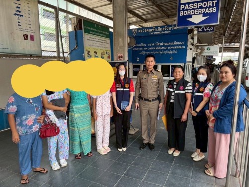 ส่งมอบเด็กหญิงชาวเมียมา จำนวน 2 ราย กลับภูมิลำเนาสาธารรัฐแห่งสหภาพเมียนมา