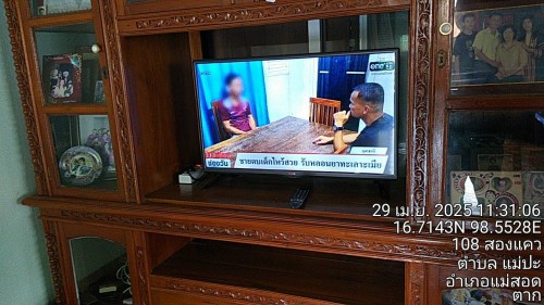 เจ้าหน้าที่กองยุทธศาสตร์และงบประมาณ ดำเนินการตามคำร้อง ขอซ่อมแซมเคเบิ้ลทีวี ชุมชนร่วมแรง และชุมชนสองแคว 2 