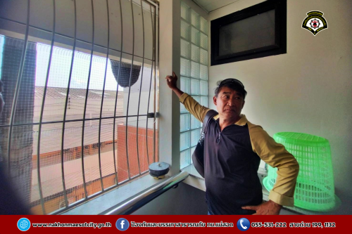 ดับเพลิงนครแม่สอด ออกดำเนินการกำจัดรังผึ้งหลวง บริเวณตึกสิรินธรชัยพัฒน์ (แม่สอด) โรงพยาบาลแม่สอด