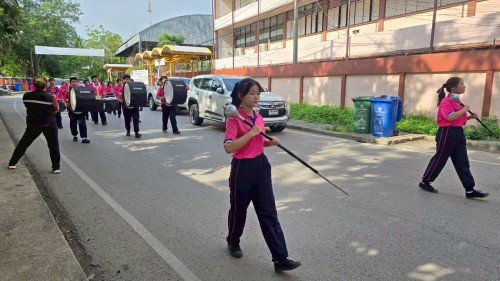 ร่วมกิจกรรมเดินรณรงค์เชิญชวนประชาชนไปใช้สิทธิ์เลือกตั้งสมาชิกสภาเทศบาลนครแม่สอดและนายกเทศมนตรีนครแม่สอด