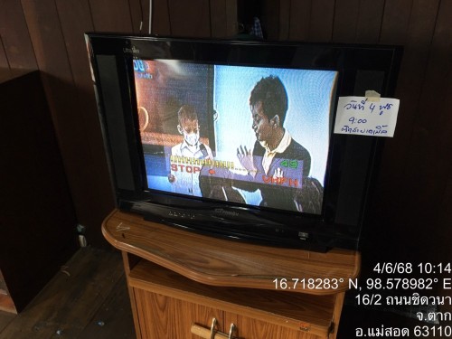 เจ้าหน้าที่กองยุทธศาสตร์และงบประมาณ ดำเนินการตามคำร้อง ขอซ่อมแซมเคเบิ้ลทีวี ชุมชนปู่แดง และชุมชนสองแคว 2