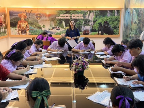 สภาเด็กและเยาวชนเทศบาลนครแม่สอดจัดประชุมสามัญประจำปี 2568