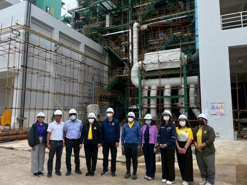 สำนักงานสิ่งแวดล้อมภาค3 ร่วมกับสำนักงานทรัพยากรธรรมชาติและสิ่งแวดล้อมจังหวัดตาก ลงพื้นที่ตรวจติดตามความคืบหน้าของโครงการบริหารจัดการกำจัดขยะมูลฝอยและผลิตกระแสไฟฟ้าขนาดเล็กมากโดยใช้ขยะชุมชนเป็นเชื้อเพลิง