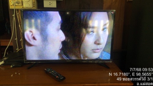 เจ้าหน้าที่กองยุทธศาสตร์และงบประมาณ ดำเนินการตามคำร้องขอซ่อมแชมเคเบิลทีวี  ชุมชนชุมพลพัฒนา