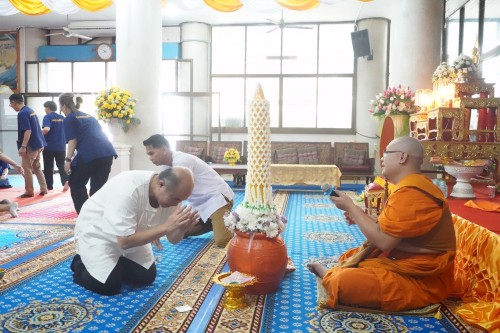 เทศบาลนครแม่สอดจัดโครงการจัดงานปนะเพณีแห่เทียนจำนำพรรษา ประจำปีพ.ศ. 2568