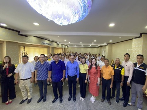 ร่วมพิธีเปิดการฝึกอบรมโครงการส่งเสริมสุขภาพผู้สูงอายุ สร้างจิตสดใส ร่างกายแข็งแรง รุ่นที่ 3