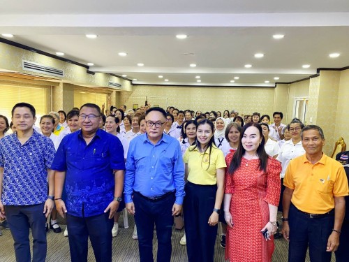 ร่วมพิธีเปิดการฝึกอบรมโครงการส่งเสริมสุขภาพผู้สูงอายุ สร้างจิตสดใส ร่างกายแข็งแรง รุ่นที่ 3