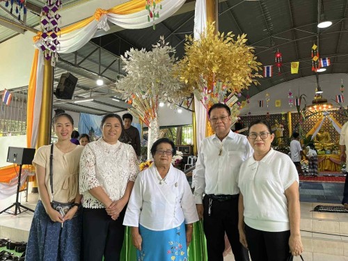 เทศบาลนครแม่สอดร่วมกับวัดสักทองวนารามจัดโครงการจัดงานประเพณีกวนข้าวทิพย์ ประจำปี 2568