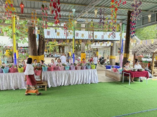 เทศบาลนครแม่สอดร่วมกับวัดสักทองวนารามจัดโครงการจัดงานประเพณีกวนข้าวทิพย์ ประจำปี 2568