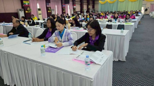 โครงการอบรมเชิงปฏิบัติการพนักงานครู และบุคลากรทางการศึกษา วันที่ 1