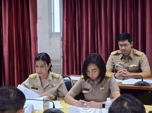 ประชุมคณะกรรมการกลั่นกรองการประเมินผลการปฏิบัติงานของพนักงานเทศบาล ลูกจ้างประจำ และพนักงานจ้าง สังกัด เทศบาลนครแม่สอด ครั้งที่ 2 ประจำปีงบประมาณ พ.ศ. 2568