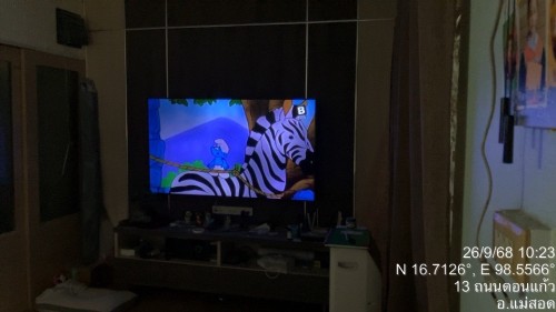 เจ้าหน้าที่กองยุทธศาสตร์และงบประมาณ ดำเนินการตามคำร้อง ขอซ่อมแซมเคเบิ้ลทีวี ชุมชนอินทรคีรี