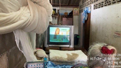 เจ้าหน้าที่กองยุทธศาสตร์และงบประมาณ ดำเนินการตามคำร้อง ขอซ่อมแซมเคเบิ้ลทีวี ชุมชนบ้านเหนือสามัคคี