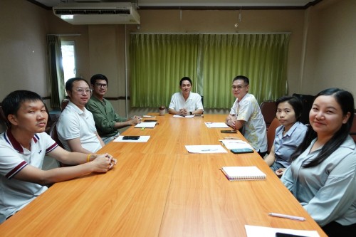 กองยุทธศาสตร์และงบประมาณ จัดประชุมฝ่ายบริหารงานทั่วไป และฝ่ายวิเทศสัมพันธ์