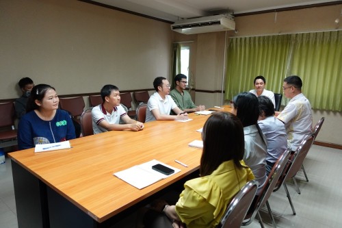 กองยุทธศาสตร์และงบประมาณ จัดประชุมฝ่ายบริหารงานทั่วไป และฝ่ายวิเทศสัมพันธ์