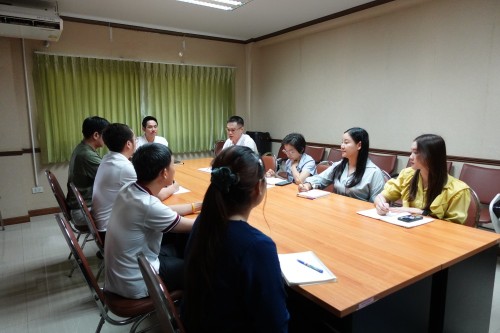 กองยุทธศาสตร์และงบประมาณ จัดประชุมฝ่ายบริหารงานทั่วไป และฝ่ายวิเทศสัมพันธ์