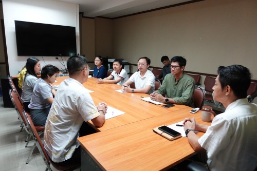 กองยุทธศาสตร์และงบประมาณ จัดประชุมฝ่ายบริหารงานทั่วไป และฝ่ายวิเทศสัมพันธ์