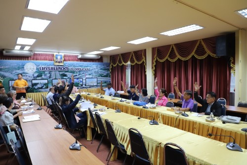 ทน.แม่สอด ประชุมคณะกรรมการพัฒนาเทศบาลนครแม่สอดเพื่อพิจารณาร่างแผนพัฒนาท้องถิ่น (พ.ศ.2566 - 2570) เพิ่มเติม ครั้งที่ 3/2568 ร่างแผนการดำเนินงาน ประจำปีงบประมาณ พ.ศ. 2569