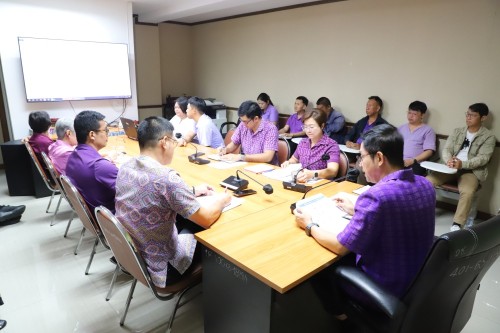 กองยุทธศาสตร์และงบประมาณ จัดประชุมประจำเดือนกันยายน ครั้งที่ 8/2568