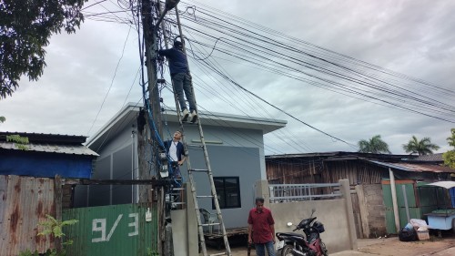 เจ้าหน้าที่กองยุทธศาสตร์และงบประมาณ ดำเนินการตามคำร้อง ขอติดตั้งเคเบิ้ลทีวี ชุมชนอิสลาม