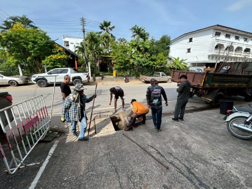 วันพฤหัสบดีที่ 6 พฤศจิกายน 2568 กองช่างสุขาภิบาลออกปฎิบัติงานภาคสนาม จำนวน 1 แห่ง