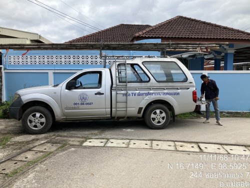 เจ้าหน้าที่กองยุทธศาสตร์และงบประมาณ ดำเนินการตามคำร้องขอซ่อมแซมเคเบิ้ลทีวี ชุมชนประชารักษ์ และชุมชนร่วมแรง