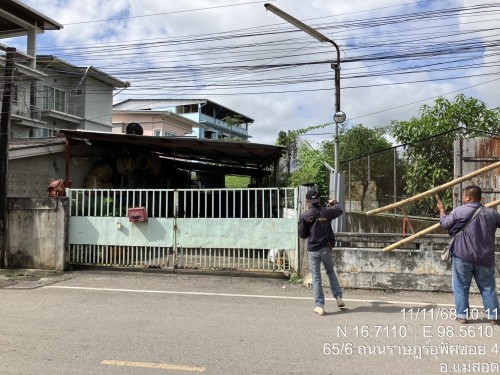 เจ้าหน้าที่กองยุทธศาสตร์และงบประมาณ ดำเนินการตามคำร้องขอซ่อมแซมเคเบิ้ลทีวี ชุมชนบ้านทุ่ง