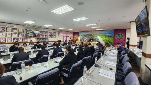 กองยุทธศาสตร์และงบประมาณ เข้าร่วมประชุมรับฟังความคิดเห็นครั้งที่ 1 โครงการเรื่อง แผนที่นำทางสำหรับการขนส่งที่ชานชาลาและเป็นมิตรกับสิ่งแวดล้อม