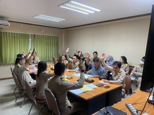 กองยุทธศาสตร์และงบประมาณ จัดประชุมจัดทำแผนพัฒนาท้องถิ่น (พ.ศ. ๒๕๖๖ - ๒๕๗๐) เพิ่มเติมครั้งที่ ๔/๒๕๖๘ และแผนการดำเนินงาน ประจำปีงบประมาณ พ.ศ.๒๕๖๙