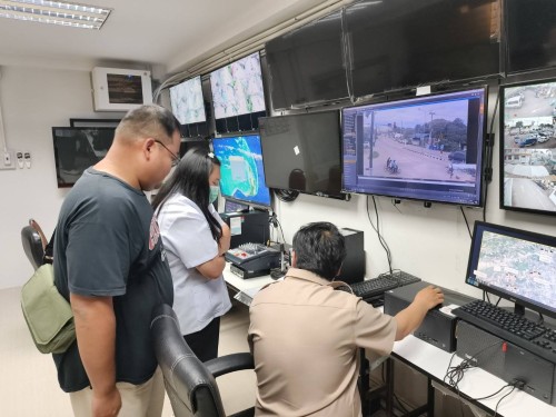 เจ้าหน้าที่กองยุทธศาสตร์และงบประมาณ ดำเนินการตามคำขอใช้ข้อมูลจากกล้องวงจรปิด