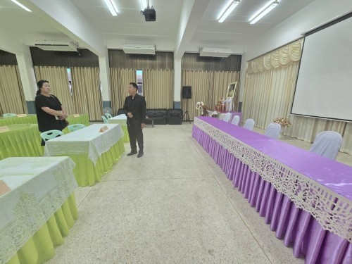 กองการศึกษา เทศบาลนครแม่สอด ร่วมประสานและติดตามการจัดงานการแข่งขันวิทยุการบินฯ มินิวอลเลย์บอล ชิงถ้วยพระรสชทานสมเด็จพระกนิษฐา ฯ ณ โรงเรียนเทศบาลวัดมณีไพรสณฑ์