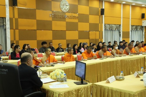 กองยุทธศาสตร์และงบประมาณ ให้การต้อนรับคณะมหาวิทยาลัยมหาจุฬาลงกรณราชวิทยาลัย วิทยาเขตนครสวรรค์