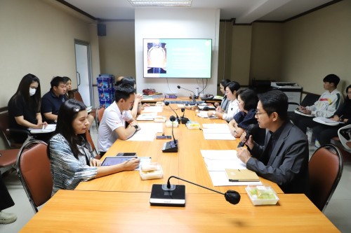 กองยุทธศาสตร์และงบประมาณ จัดการประชุมคณะกรรมการบริหารจัดการความเสี่ยงของเทศบาลนครแม่สอด