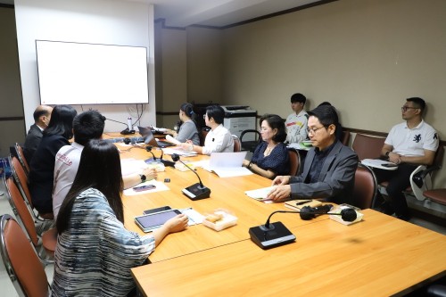 กองยุทธศาสตร์และงบประมาณ จัดการประชุมคณะกรรมการบริหารจัดการความเสี่ยงของเทศบาลนครแม่สอด