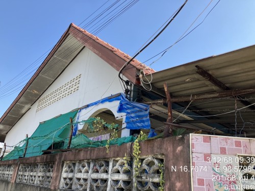 เจ้าหน้าที่กองยุทธศาสตร์และงบประมาณ ดำเนินการตามคำร้องขอซ่อมแซมเคเบิ้ลทีวี ชุมชนวัดหลวง