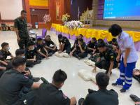 เจ้าหน้าที่คลินิกชุมชนอบอุ่นฯร่วมฝึกอบรมนักศึกษาวิชาทหาร