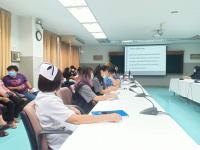 เข้าร่วมประชุมเครือข่ายปฏิบัติงานป้องกัน เฝ้าระวัง ส่งต่อและให้ความช่วยเหลือผู้ถูกกระทำรุนแรง ร่วมกับทีมสหวิชาชีพโรงพยาบาลแม่สอด