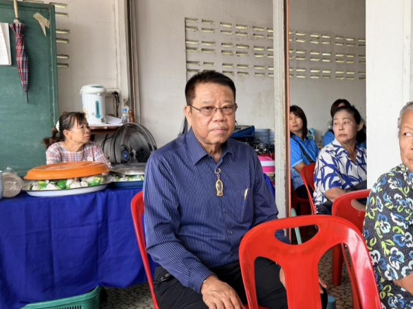 เข้าร่วมโครงการผู้สูงอายุแจ่มใสสุขภาพใจดีของชุมชนสันต้นปิน ณ ที่ทำการชุมชนสันต้นปิน