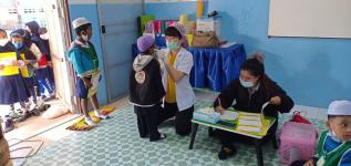 คลินิกชุมชนอบอุ่นออกตรวจสุขภาพเด็กปฐมวัย ในศูนย์พัฒนาเด็กเล็กมัสยิดนูรุลอิสลาม