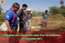 ดับเพลิงเเม่สอด ออกตรวจสอบเหตุเพลิงไหม้ขยะ บริเวณถนนเเม่สอด-เเม่ตาว