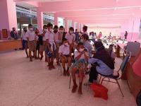 คลินิกชุมชนอบอุ่นฯ ออกให้บริการตรวจสุขภาพเด็กนักเรียนโรงเรียนเทศบาลวัดดอนแก้ว