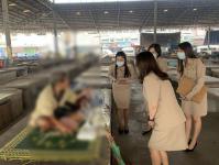 ลงพื้นที่ติดตามผู้สูงอายุอย่างต่อเนื่อองตลาดท่ารถแม่ระมาด พร้อมประสานศูนย์คุ้มครองคนไร้ที่พึ่งจังหวัดตาก 