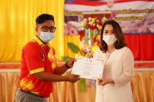 พิธีเปิดโครงการรณรงค์ป้องกันยาเสพติดในสถานศึกษา โรงเรียนกีฬาเทศบาลนครแม่สอด