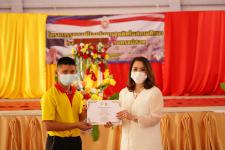 พิธีเปิดโครงการรณรงค์ป้องกันยาเสพติดในสถานศึกษา โรงเรียนกีฬาเทศบาลนครแม่สอด
